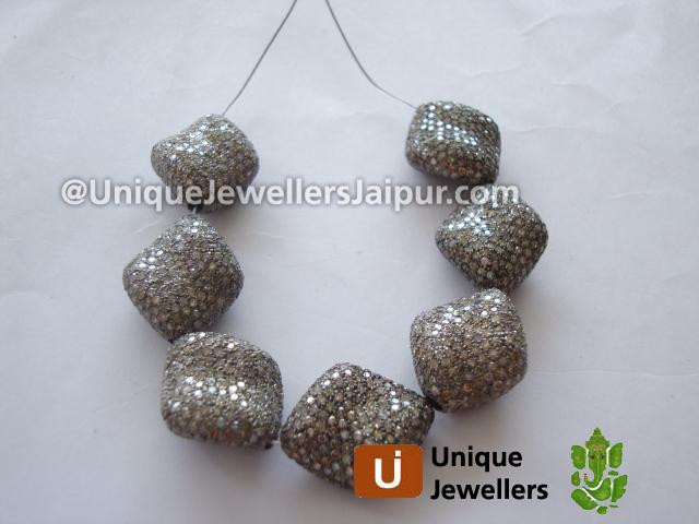 Diamond Studded Silver Tumble